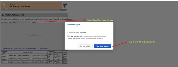 Salesmaker Document Upload